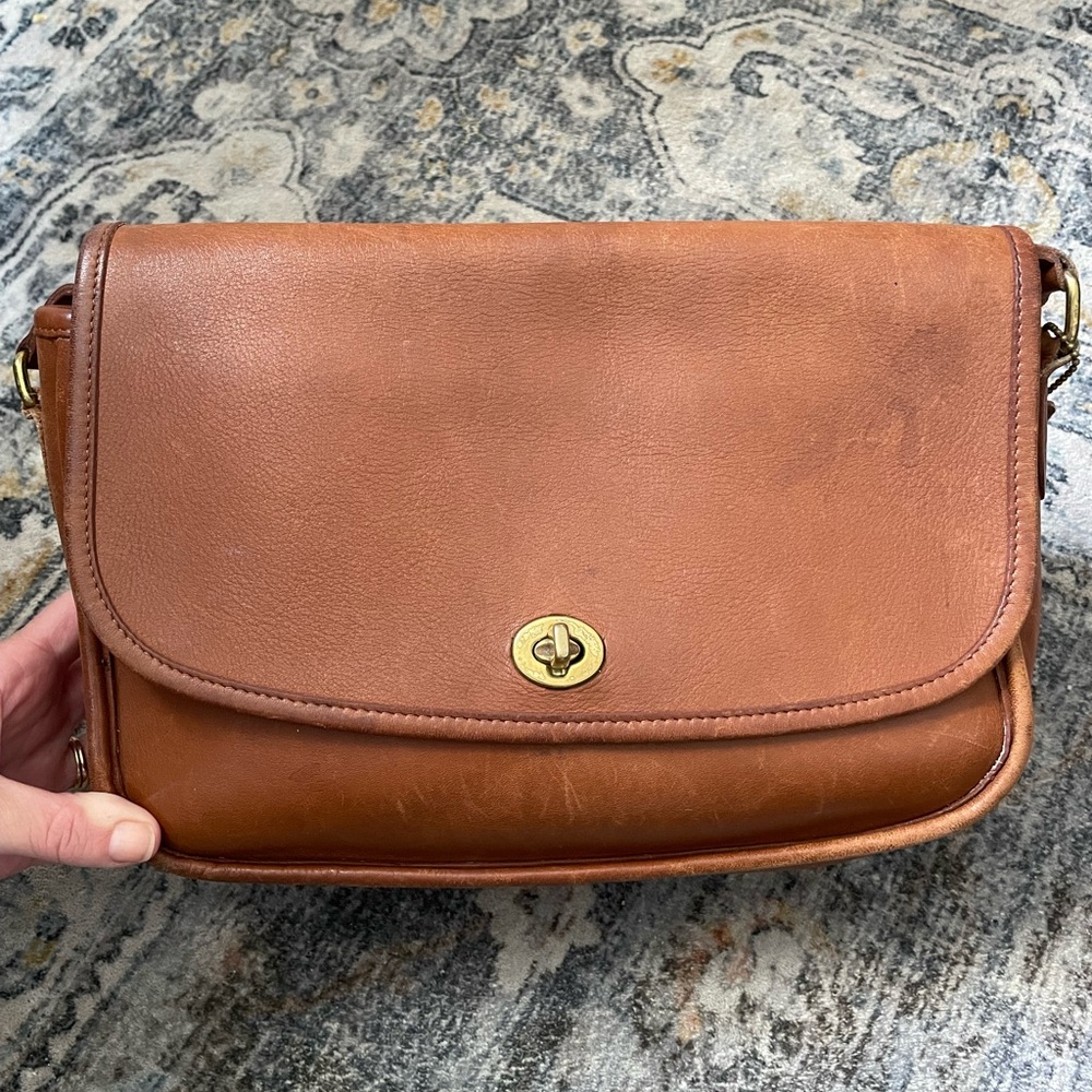 Coach Tan Leather Interior